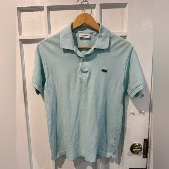Lacoste Tops - Lacoste Classic Fit Aqua Polo